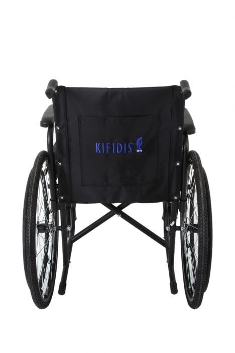 KY903-46 Kifidis Ayak ve Kolçakları Çıkarılabilen Manuel Tekerlekli Sandalye Siyah - Görsel 6