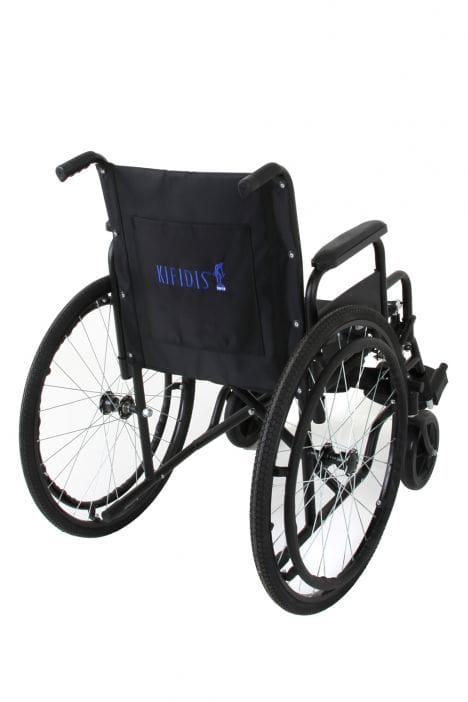 KY903-46 Kifidis Ayak ve Kolçakları Çıkarılabilen Manuel Tekerlekli Sandalye Siyah - Görsel 7