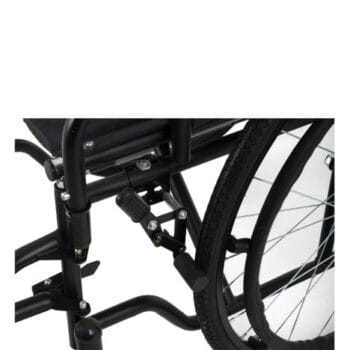 KY903-46 Kifidis Ayak ve Kolçakları Çıkarılabilen Manuel Tekerlekli Sandalye Siyah - Görsel 8