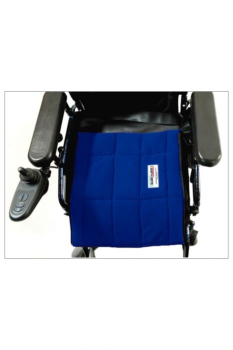 Slide&Lock Kaymaz Tekerlekli Sandalye Minderi Mavi