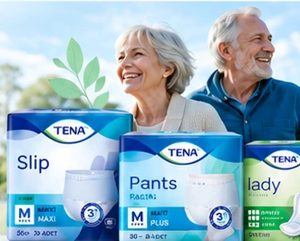 TENA hasta bezi, emici külot ve mesane pedi ürünleri
