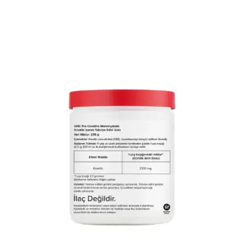 Alternative view of GNC Creatine MonoHydrate - 255 g (50 servis)