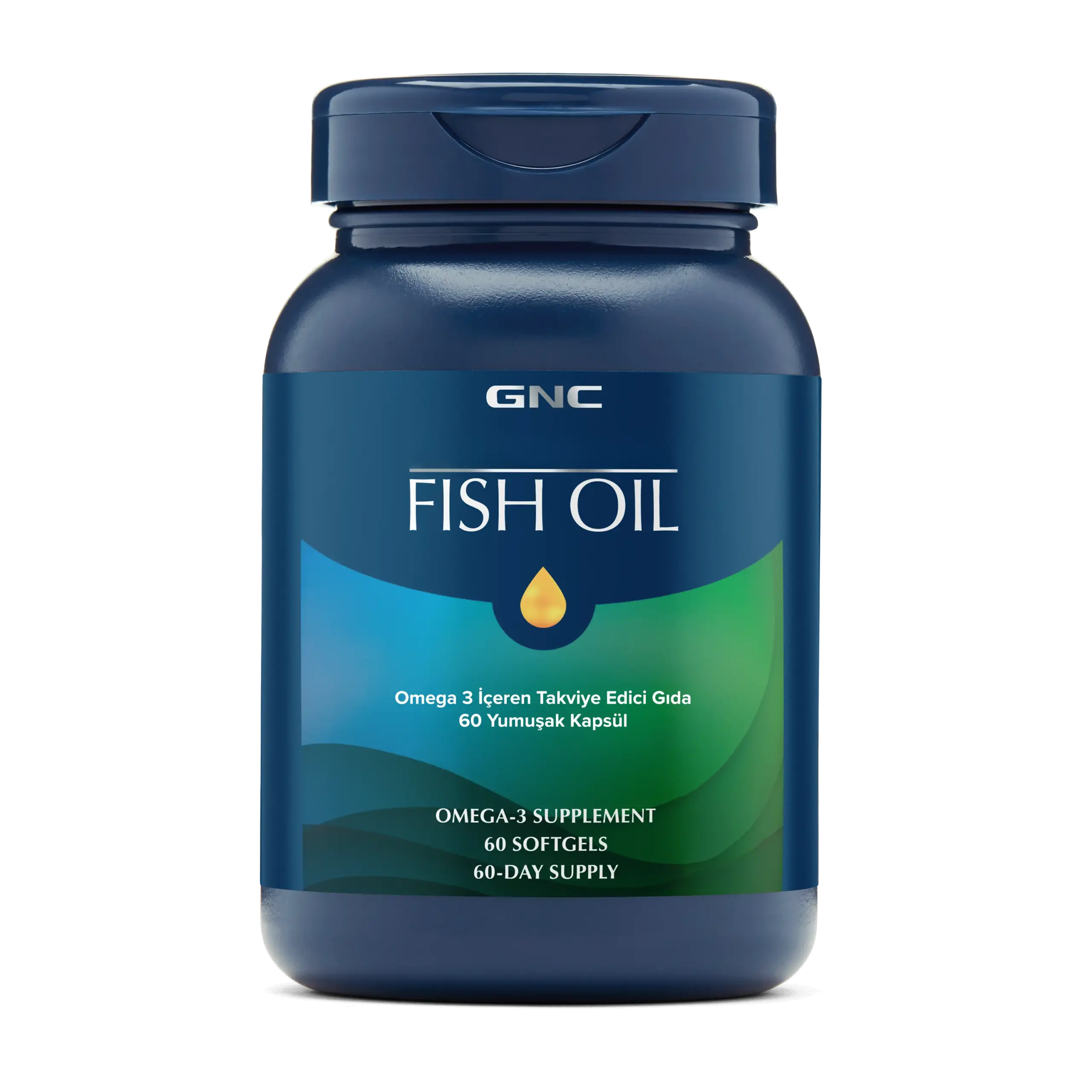 GNC Fish Oil - 60 Yumuşak Kapsül