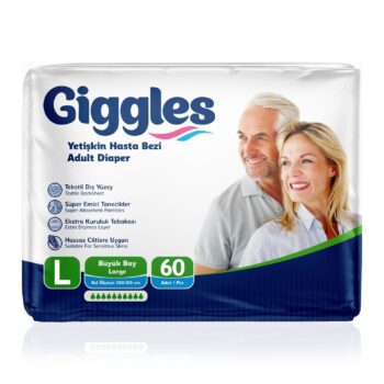 Giggles Belbantlı Hasta Bezi L-Large Beden 60 Adet