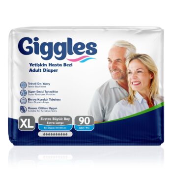 Giggles Belbantlı Hasta Bezi XL-Extra Large Beden 90 Adet
