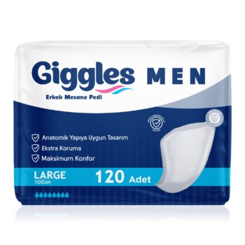 Giggles Mesane Pedi Erkek L-Large Beden 120 Adet