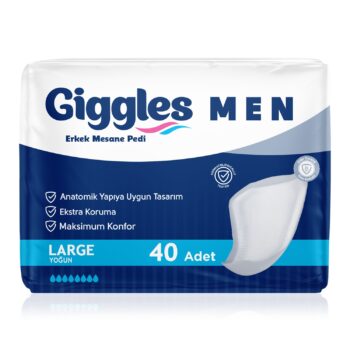 Giggles Mesane Pedi Erkek L-Large Beden 40 Adet