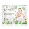 Giggles Natural 3 Numara Midi Pamuklu Bebek Bezi Süper Fırsat Paketi - 232 Adet