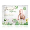 Giggles Natural 4 Numara Maxi Pamuklu Bebek Bezi Aylık Fırsat Paketi - 100 Adet
