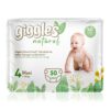 Giggles Natural 4 Numara Maxi Pamuklu Bebek Bezi Tanışma Paketi - 50 Adet