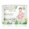Giggles Natural 6 Numara Junior Pamuklu Bebek Bezi Aylık Fırsat Paketi - 68 Adet