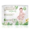 Giggles Natural 6 Numara Junior Pamuklu Bebek Bezi Tanışma Paketi - 34 Adet