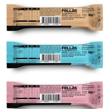 Fellas Çikolata Kaplı HighPro+ Protein Bar (50 g) Karma Kutu 9 Adet - Görsel 4