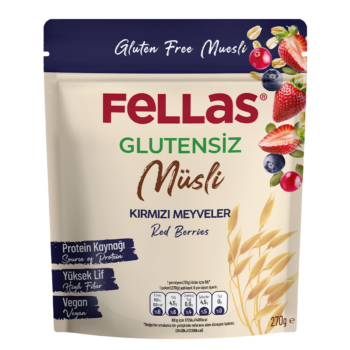 Fellas Glutensiz Müsli - Kırmızı Meyveli (270 g)