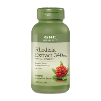 GNC Herbal Plus Rhodiola Extract - 100 Kapsül