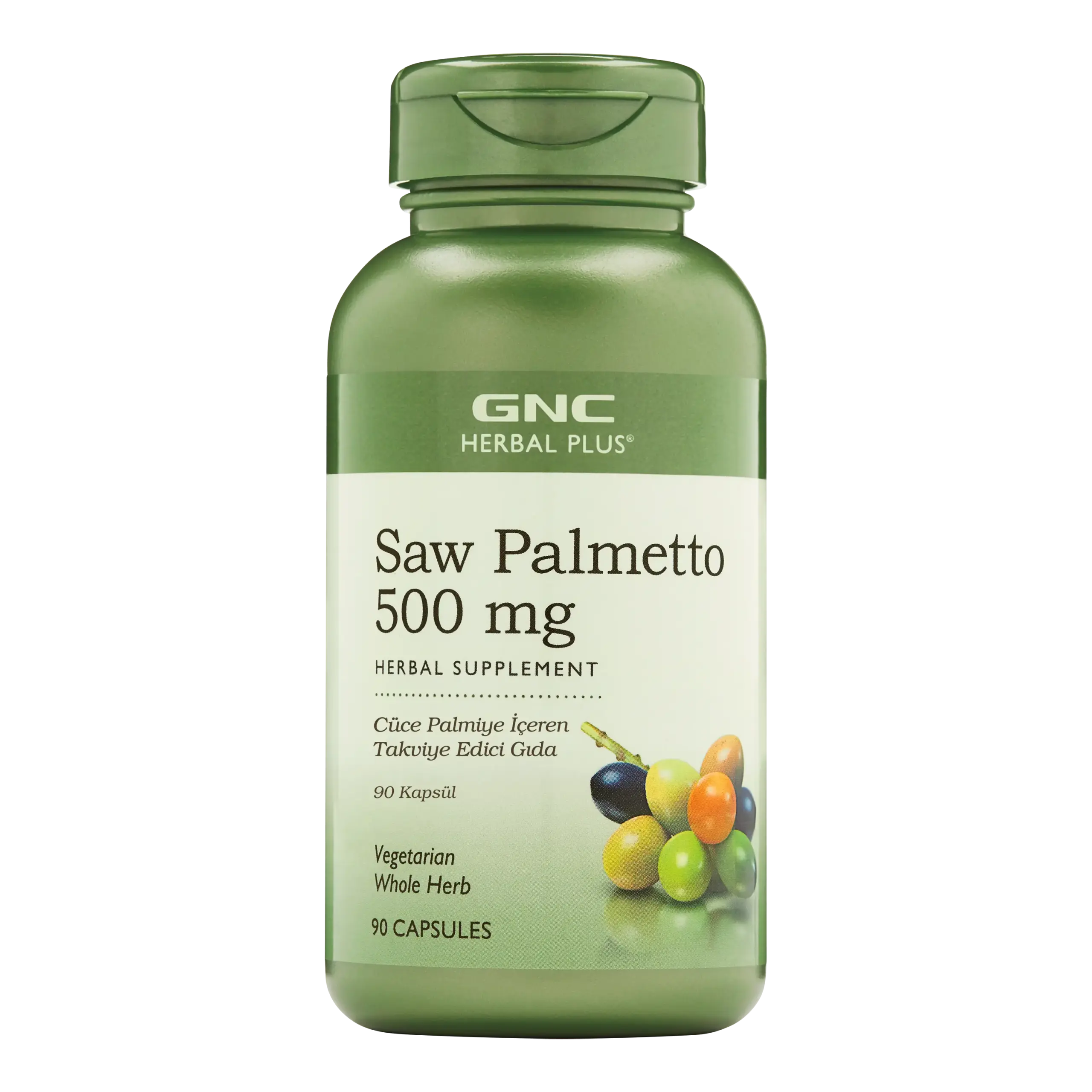 GNC Herbal Plus Saw Palmetto - 90 Kapsül