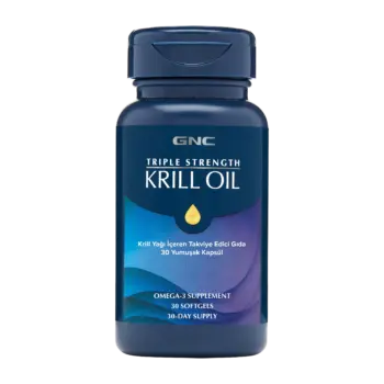 GNC Triple Strenght Krill Oil - 30 Yumuşak Kapsül
