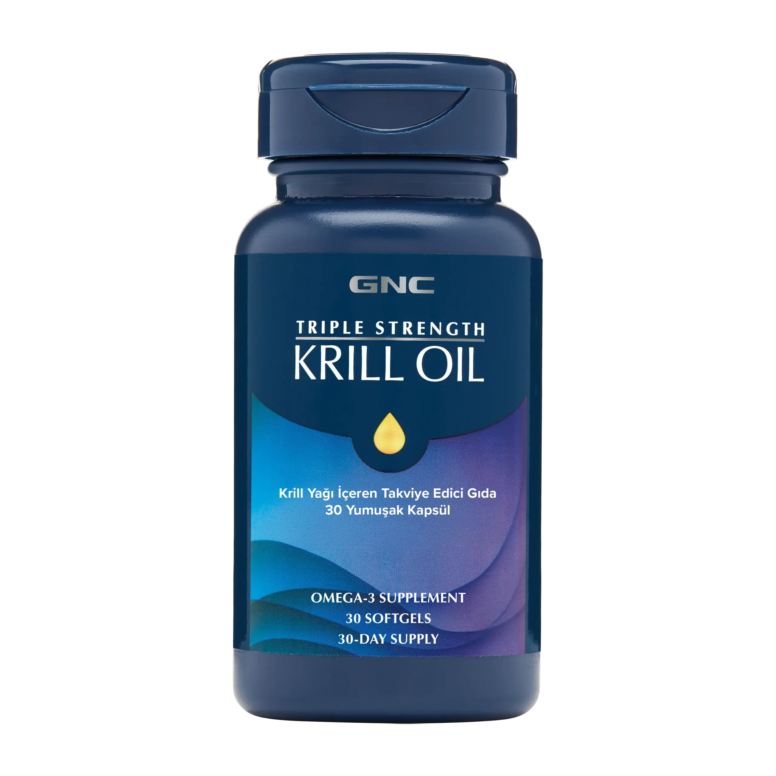 GNC Triple Strenght Krill Oil - 30 Yumuşak Kapsül