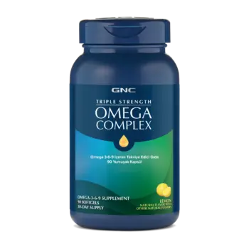 GNC Triple Strength Omega Complex 90 Yumuşak Kapsül