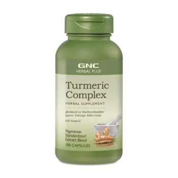 GNC Herbal Plus Turmeric Complex - 100 Kapsül