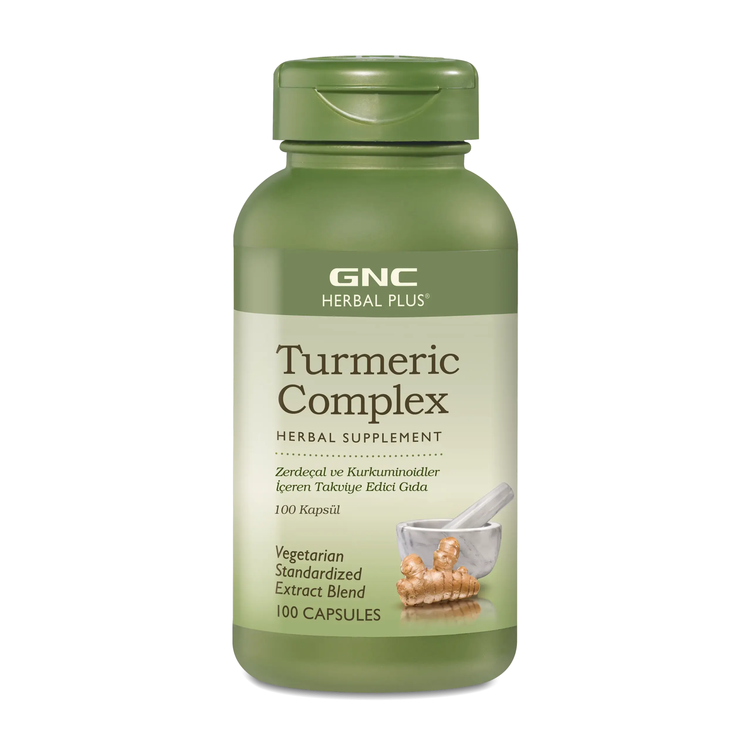 GNC Herbal Plus Turmeric Complex - 100 Kapsül