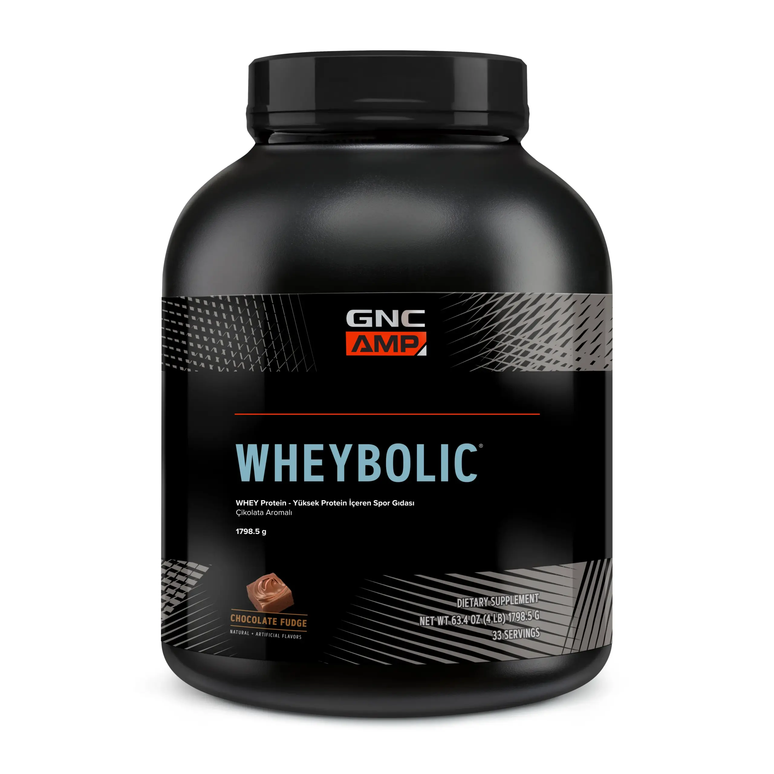 GNC AMP - Wheybolic - 1798,5 g (33 servis) - Çikolata Aromalı